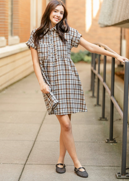 Blanche Harvest Plaid Dress - FINAL SALE