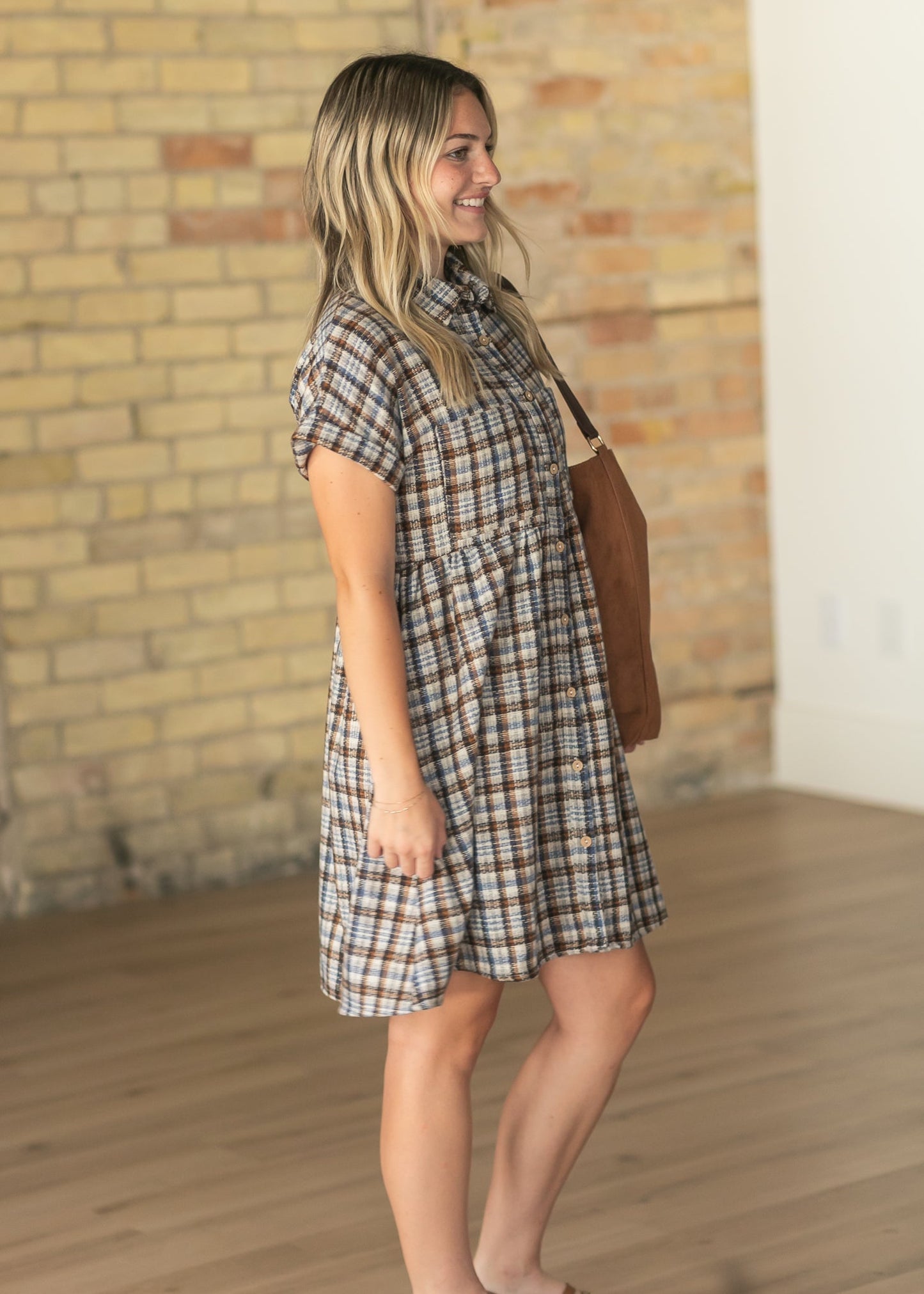 Blanche Harvest Plaid Dress - FINAL SALE