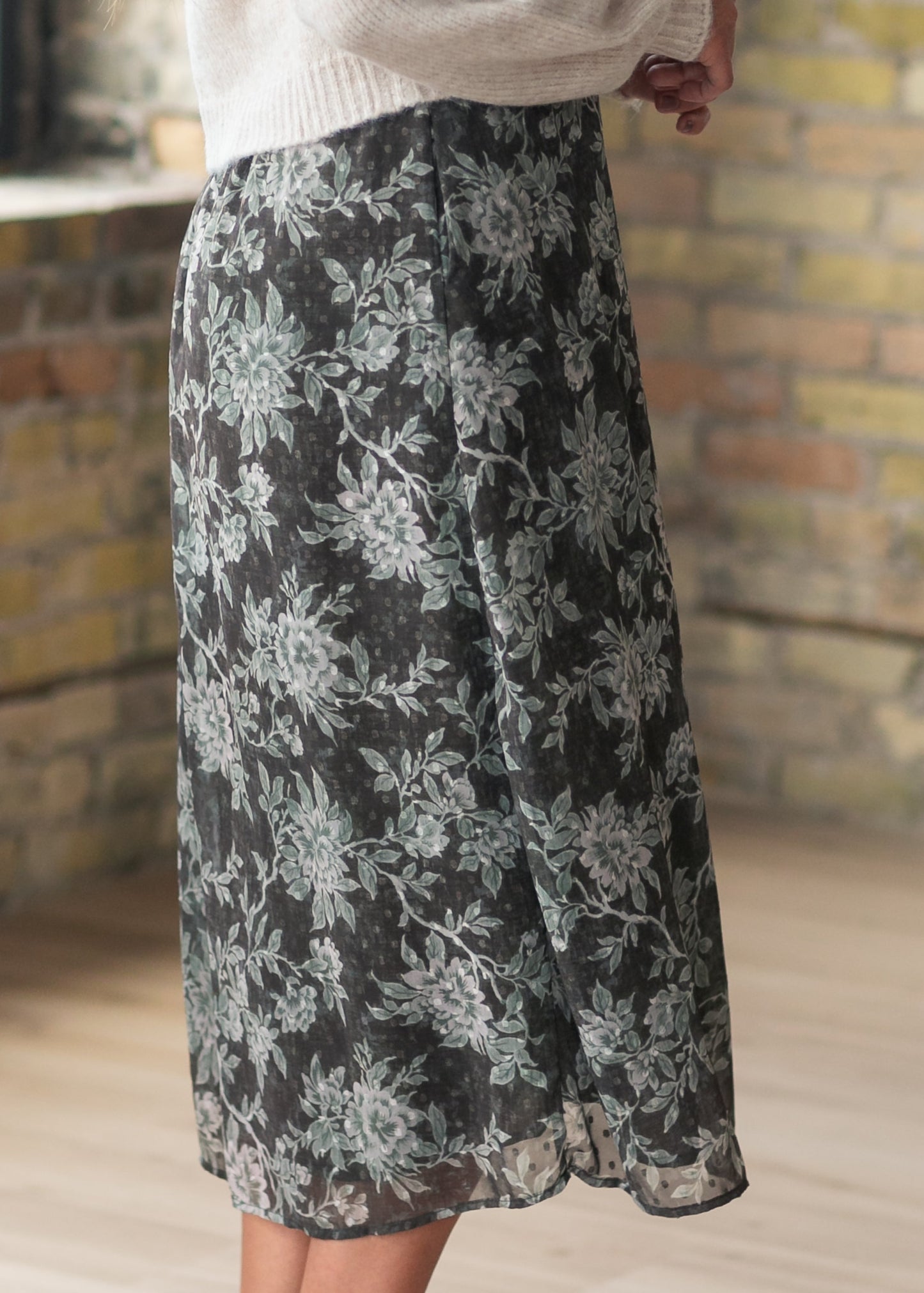 Botanical Garden Midi Skirt - FINAL SALE