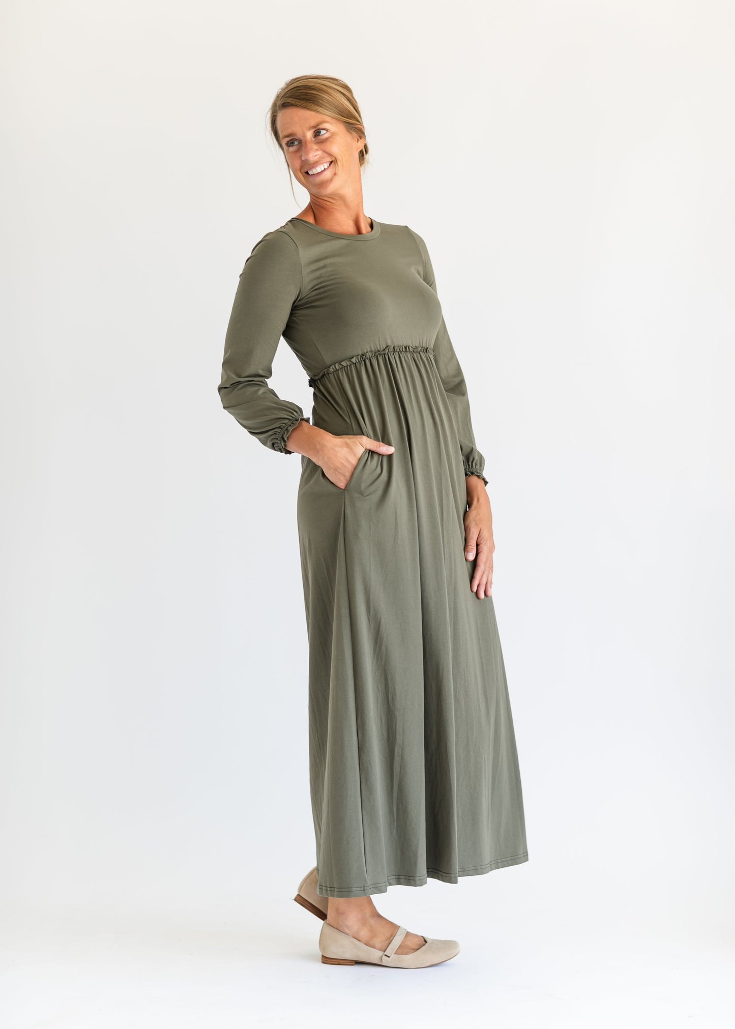 Brie Long Sleeve Maxi Dress - FINAL SALE