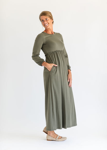 Brie Long Sleeve Maxi Dress - FINAL SALE