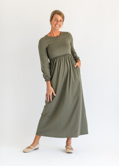 Brie Long Sleeve Maxi Dress - FINAL SALE