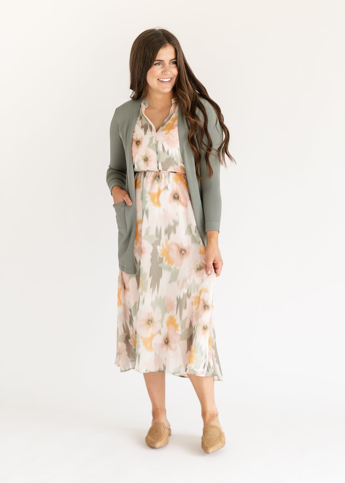 Cally Open Front Cardigan - FINAL SALE