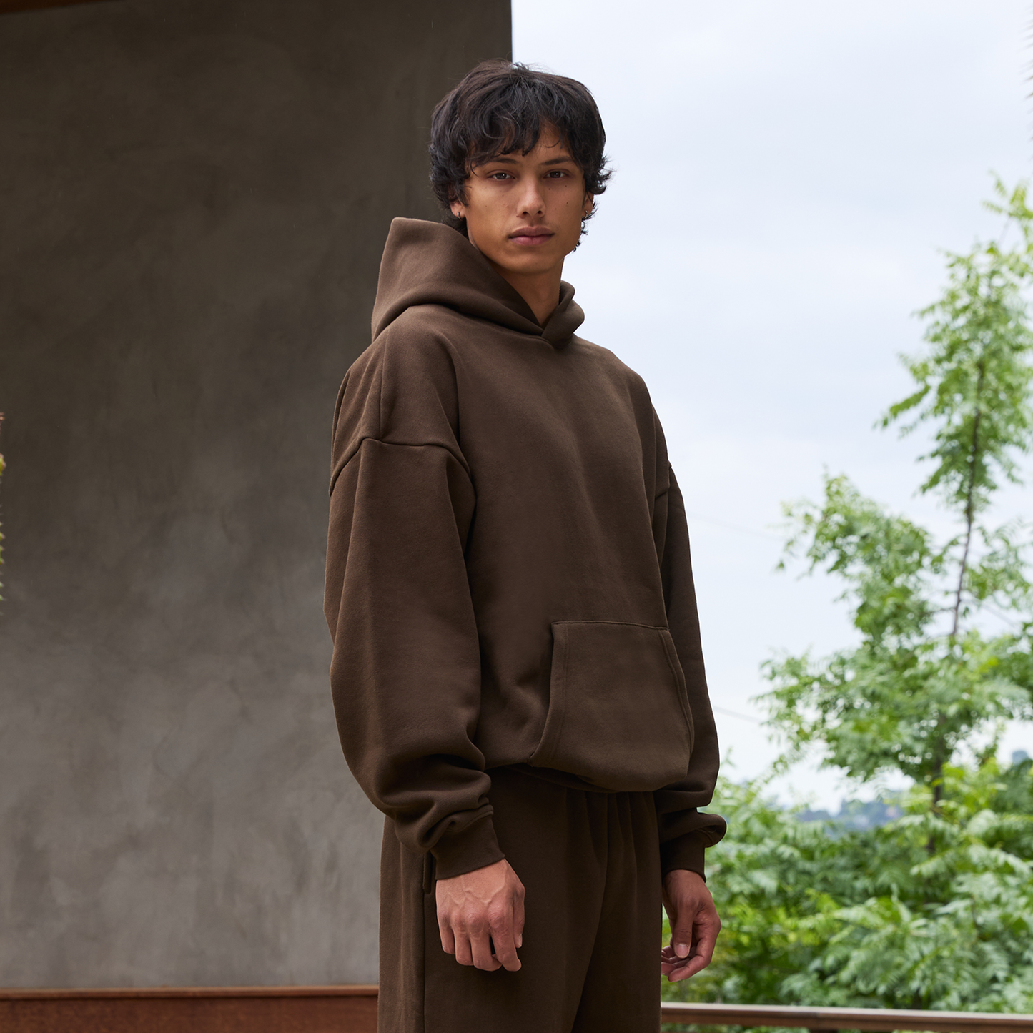 350 GSM 'Chestnut' Fleece Hoodie