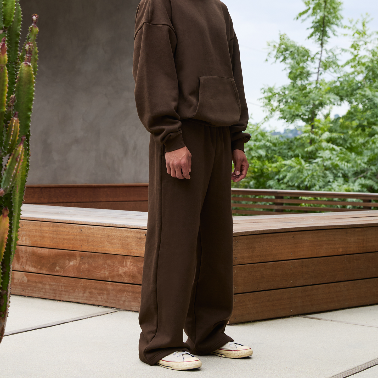350 GSM 'Chestnut' Fleece Sweatpants