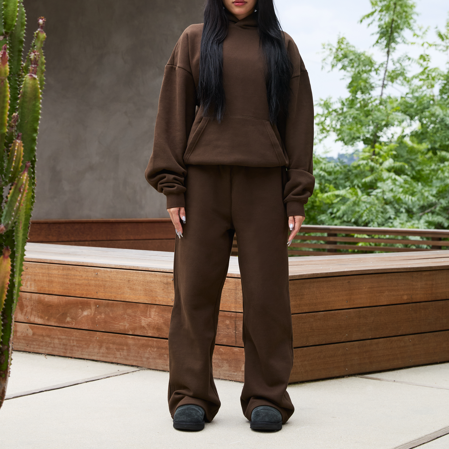 350 GSM 'Chestnut' Fleece Sweatpants