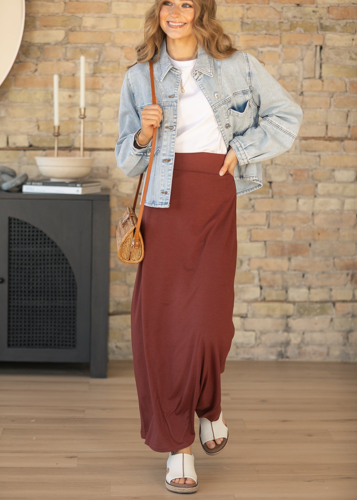Clarise Premium Knit Maxi Skirt
