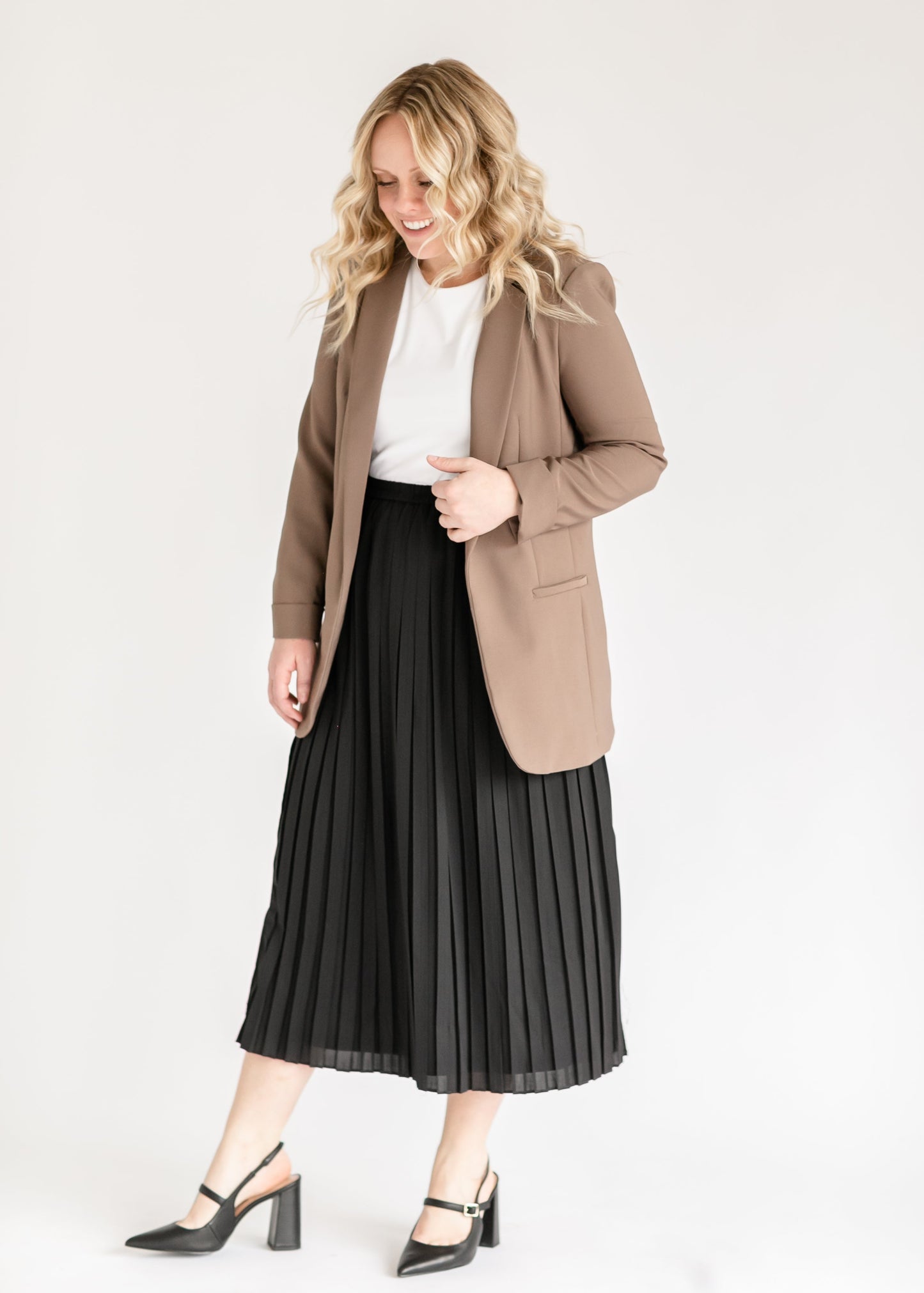 Classic Open Front Blazer - FINAL SALE