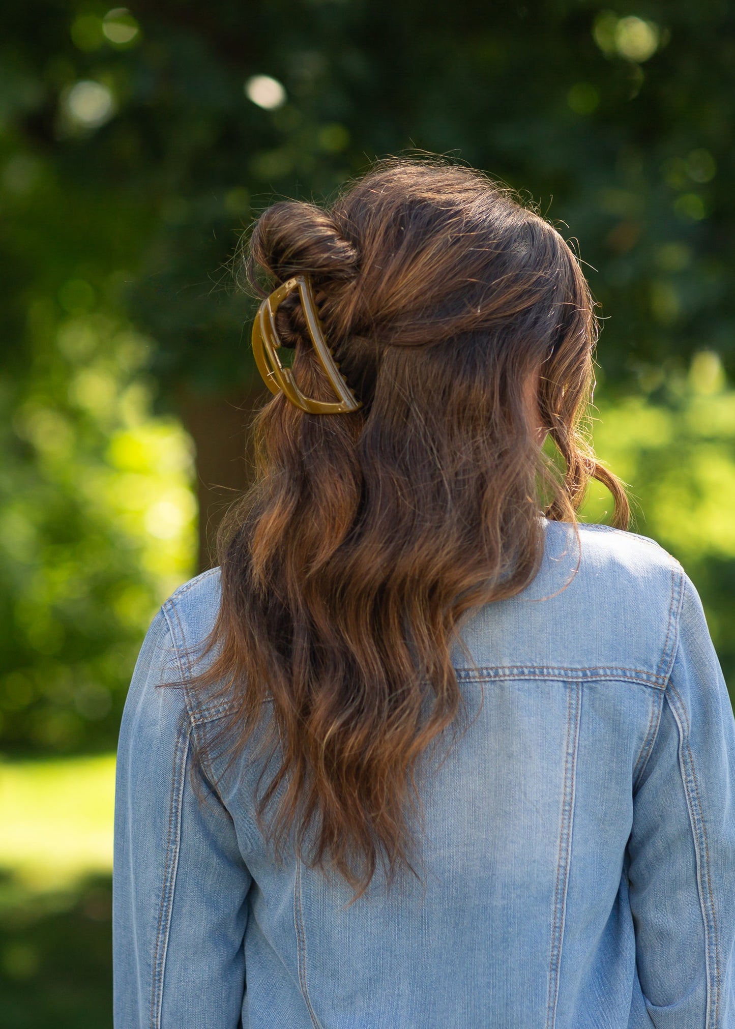 Crescent Hair Claw Clip