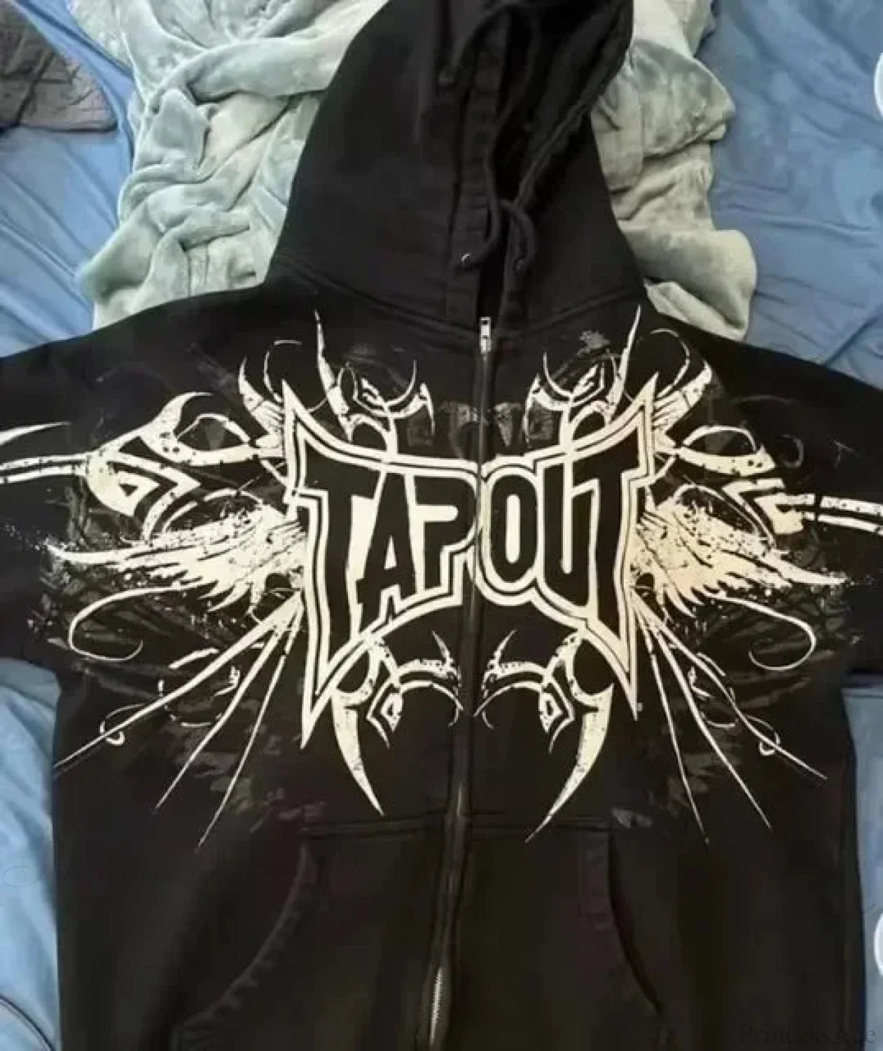 Dark Cross Graphic Pullover Hoodie