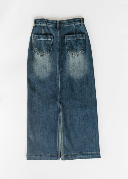 Elin Front Pocket Maxi Skirt