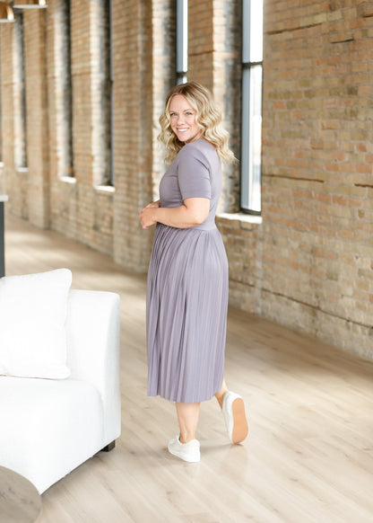 Emersyn Pleated Midi Dress - FINAL SALE