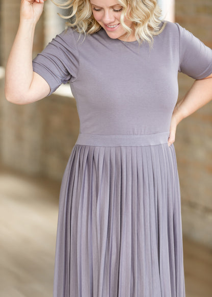 Emersyn Pleated Midi Dress - FINAL SALE