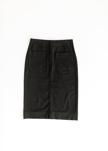Erica Cotton Twill Midi Skirt - FINAL SALE