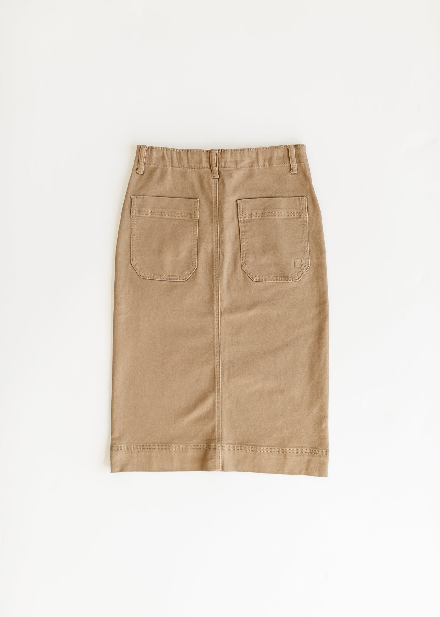 Erica Cotton Twill Midi Skirt - FINAL SALE