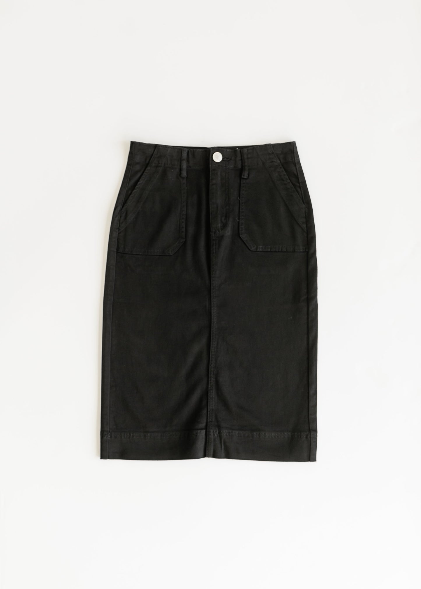Erica Cotton Twill Midi Skirt - FINAL SALE