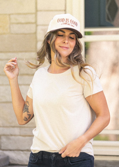 Essential Taupe Crew Basic T-shirt