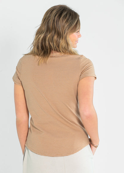 Essential Crew Striped Basic Tee - FINAL SALE
