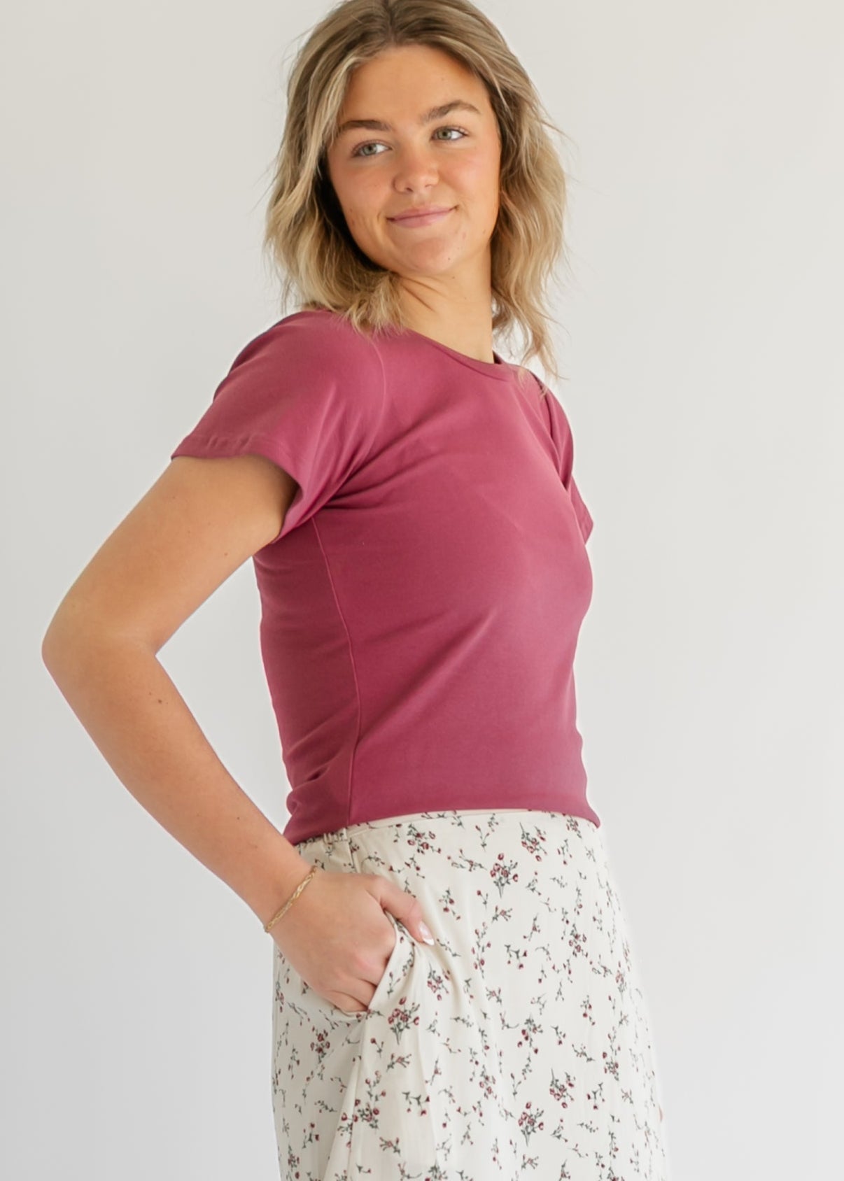 Essential Flutter Sleeve Top - FINAL SALE