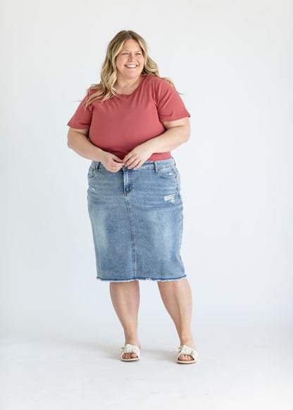 Essential Flutter Sleeve Top - FINAL SALE