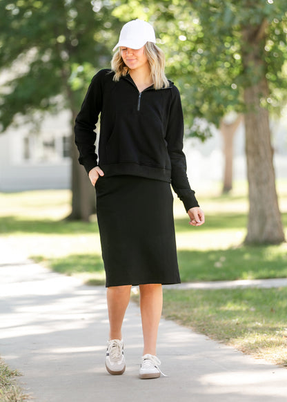 Essential Hoodie Sweatshirt Skirt Set - FINAL SALE