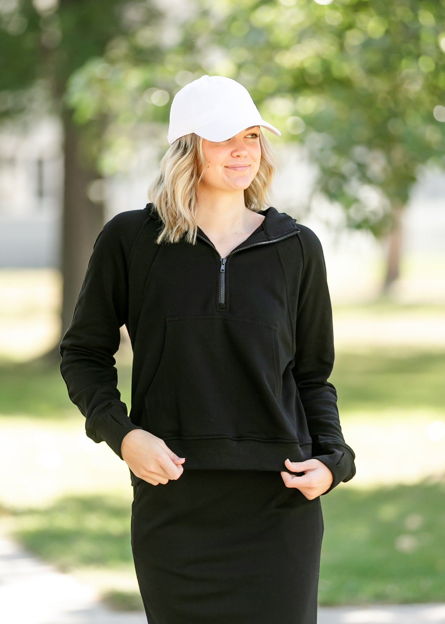 Essential Hoodie Sweatshirt Skirt Set - FINAL SALE
