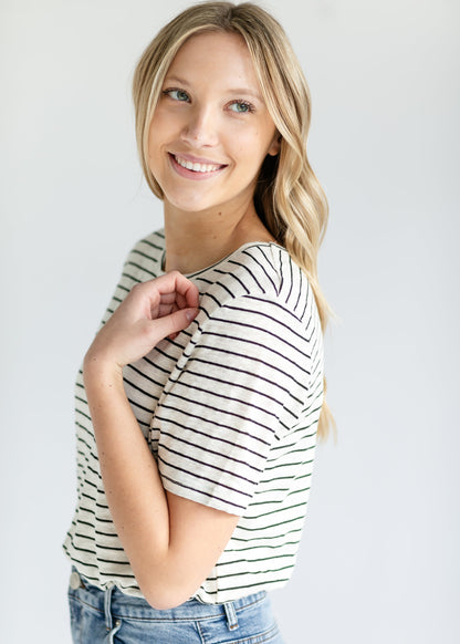 Essential Linen Short Sleeve Tee - FINAL SALE