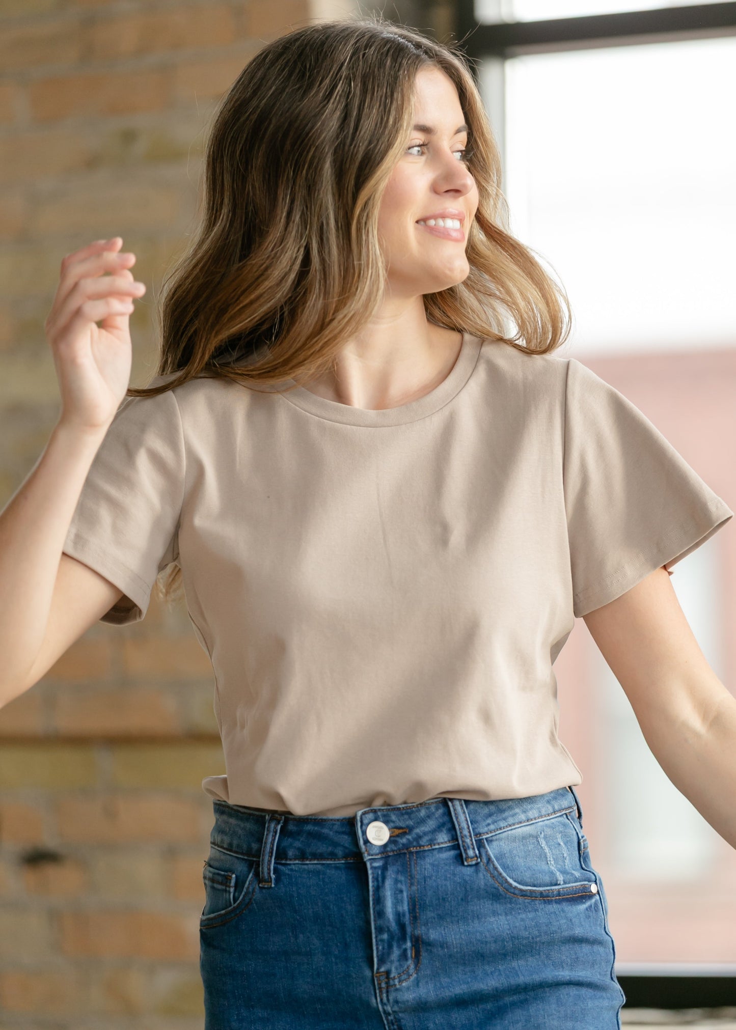 Essential Flutter Sleeve Top