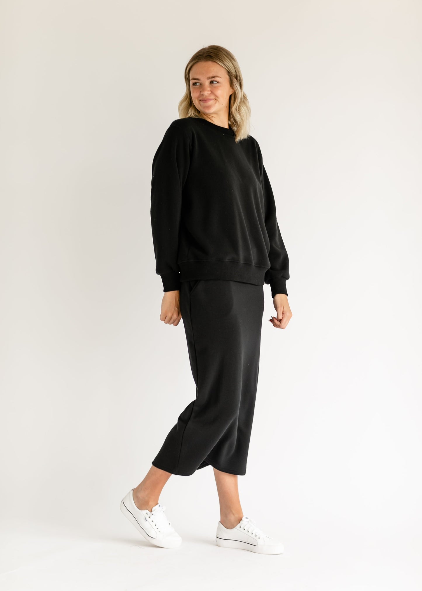 Essential Sweatshirt Skirt Set - FINAL SALE