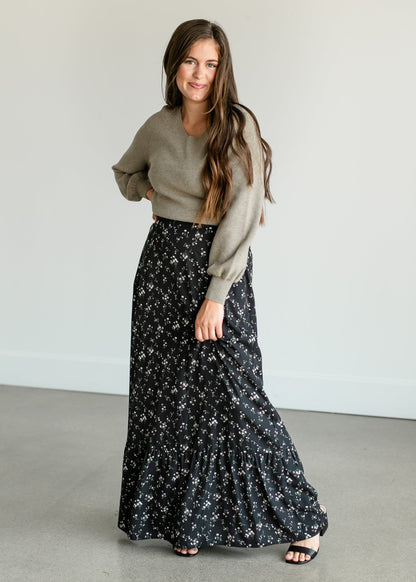 Essential V-Neck Balloon Sleeve Sweater - FINAL SALE