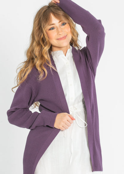 Essential Waffle Knit Cardigan - FINAL SALE