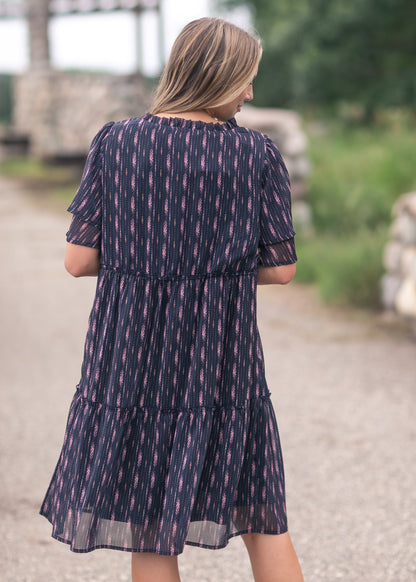 Floral Double Sleeve Midi Dress - FINAL SALE