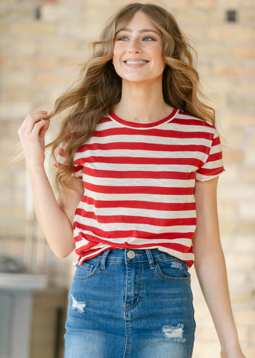 Free People® Nora Striped Tee
