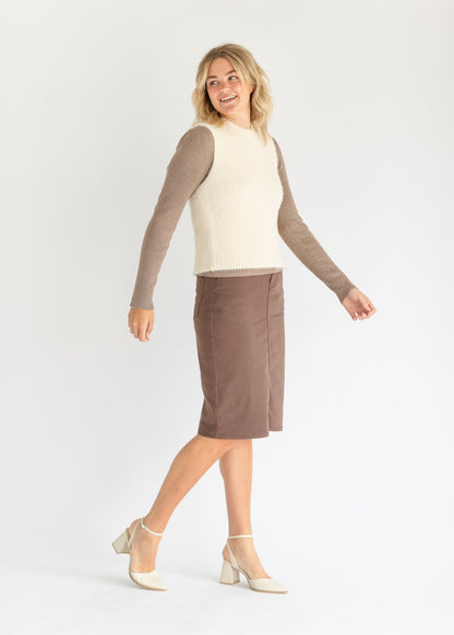 Fuzzy Soft Sweater Tank Top - FINAL SALE
