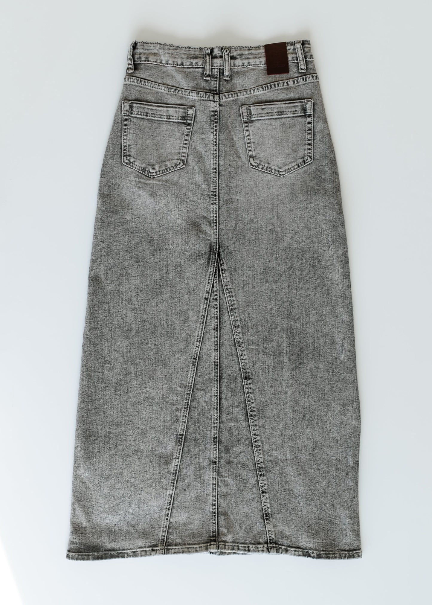 Genevieve A-line Denim Maxi Skirt - FINAL SALE