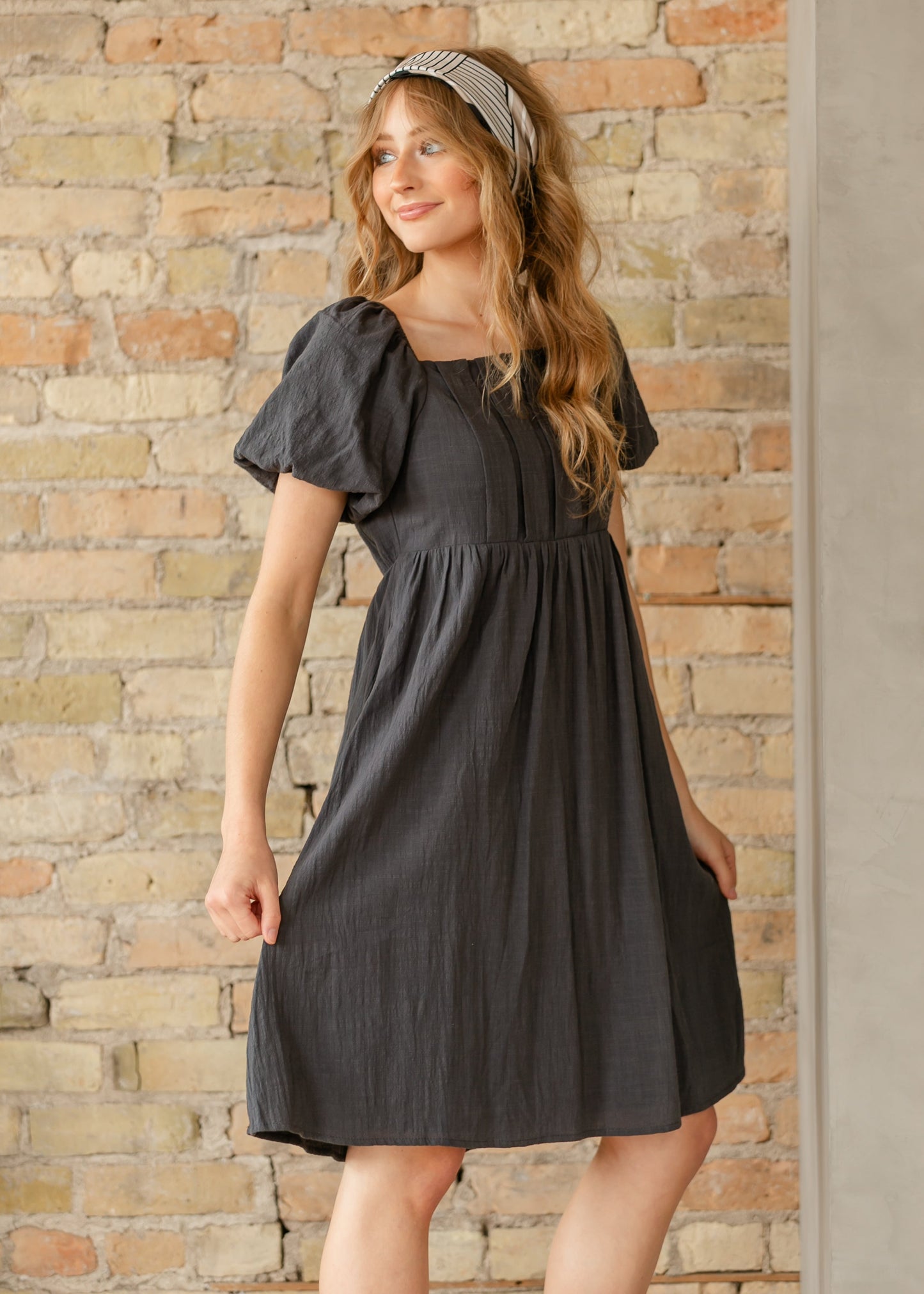 Honor Empire Waist Midi Dress - FINAL SALE