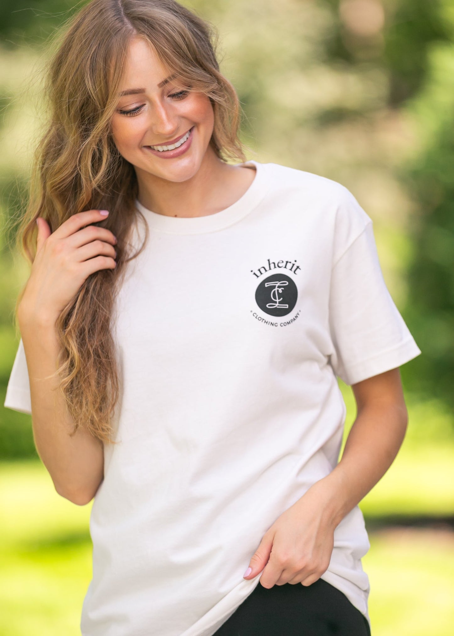 Inherit Threaded with Purpose Christian Graphic T-Shirt