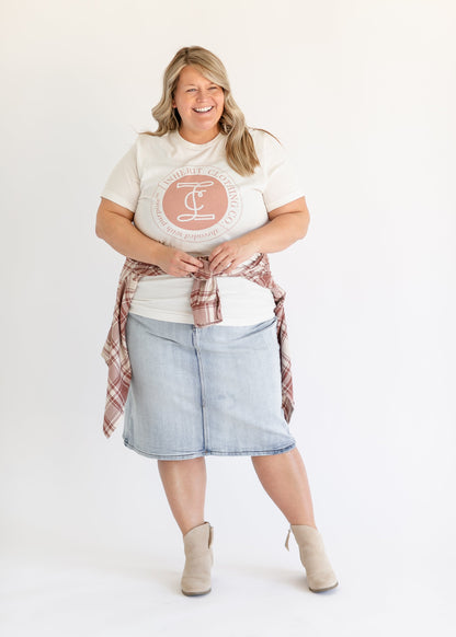 Inherit Logo Threaded with Purpose Graphic T-shirt - FINAL SALE