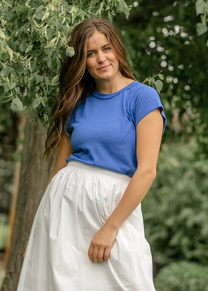 Ivy Lightweight Cap Sleeve Tee - FINAL SALE