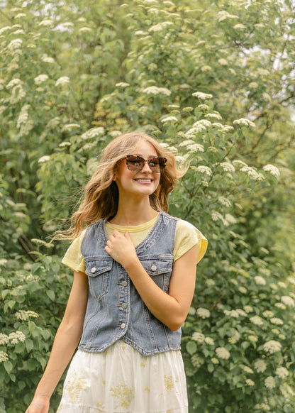 Ivy Lightweight Cap Sleeve Tee - FINAL SALE