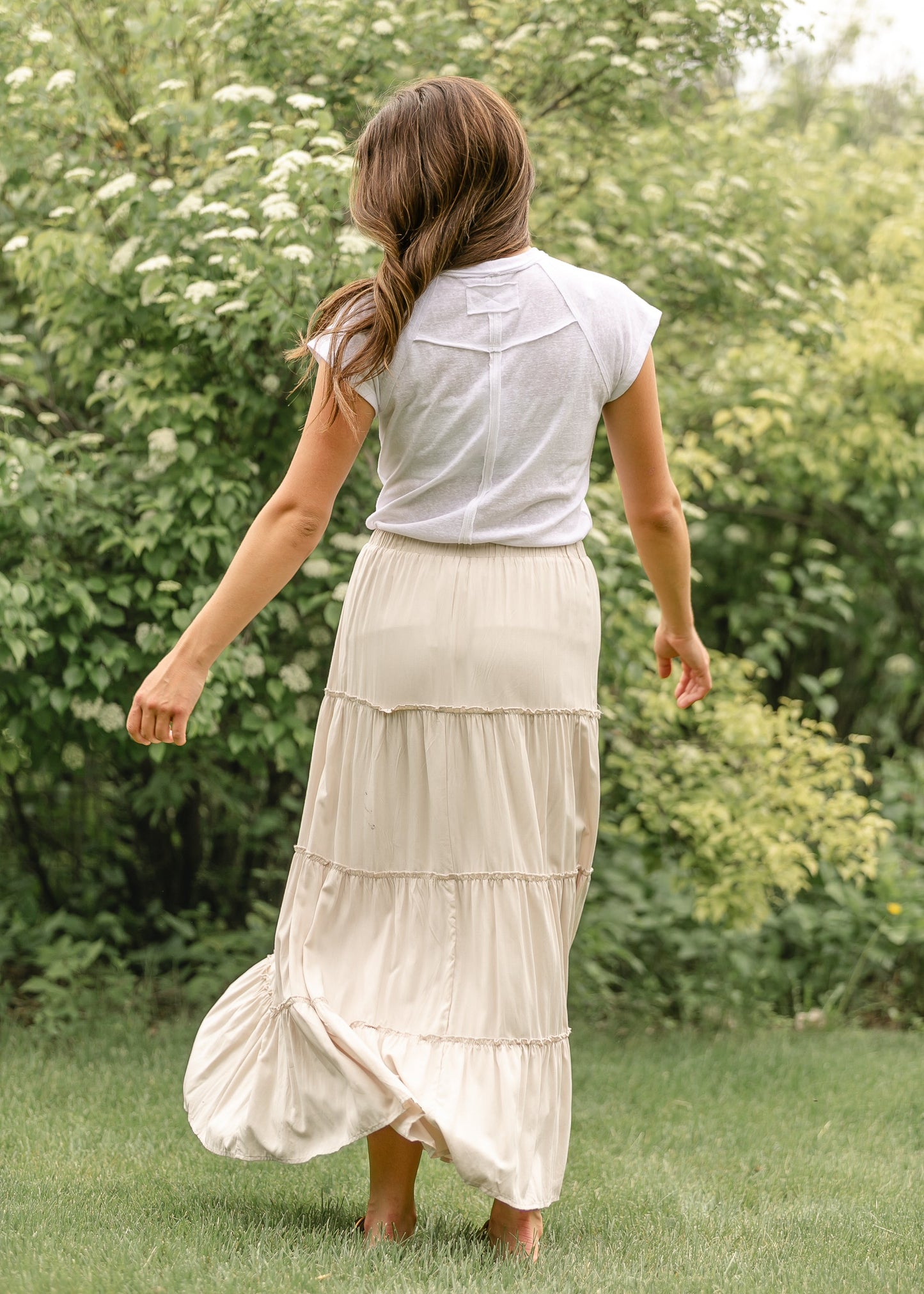 Ivy Lightweight Cap Sleeve Tee - FINAL SALE