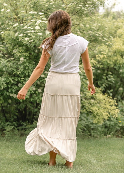 Ivy Lightweight Cap Sleeve Tee - FINAL SALE