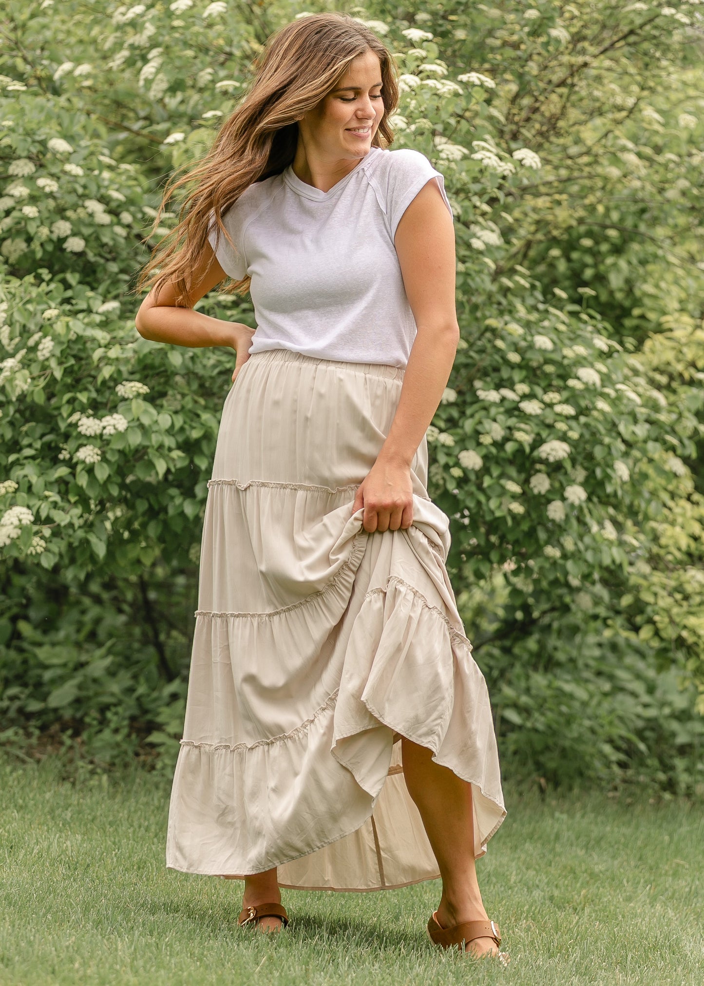 Ivy Lightweight Cap Sleeve Tee - FINAL SALE