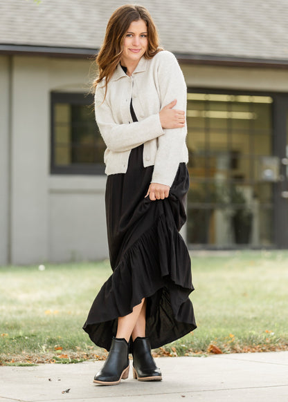 Jaydrien Flutter Sleeve Maxi Dress - FINAL SALE