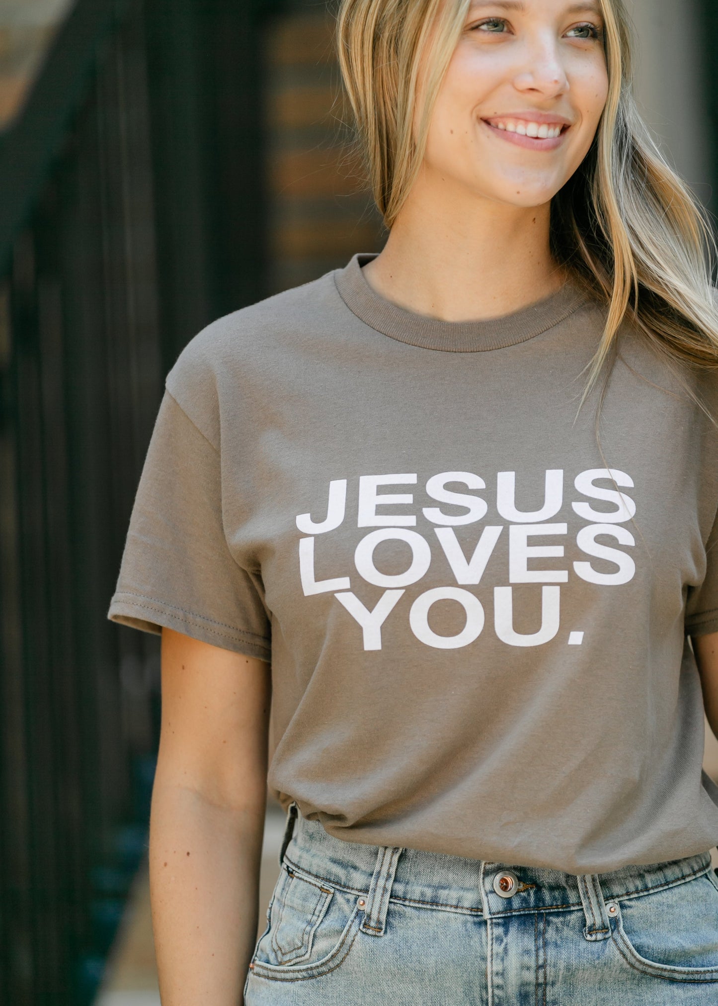 Jesus Loves You Graphic T-shirt