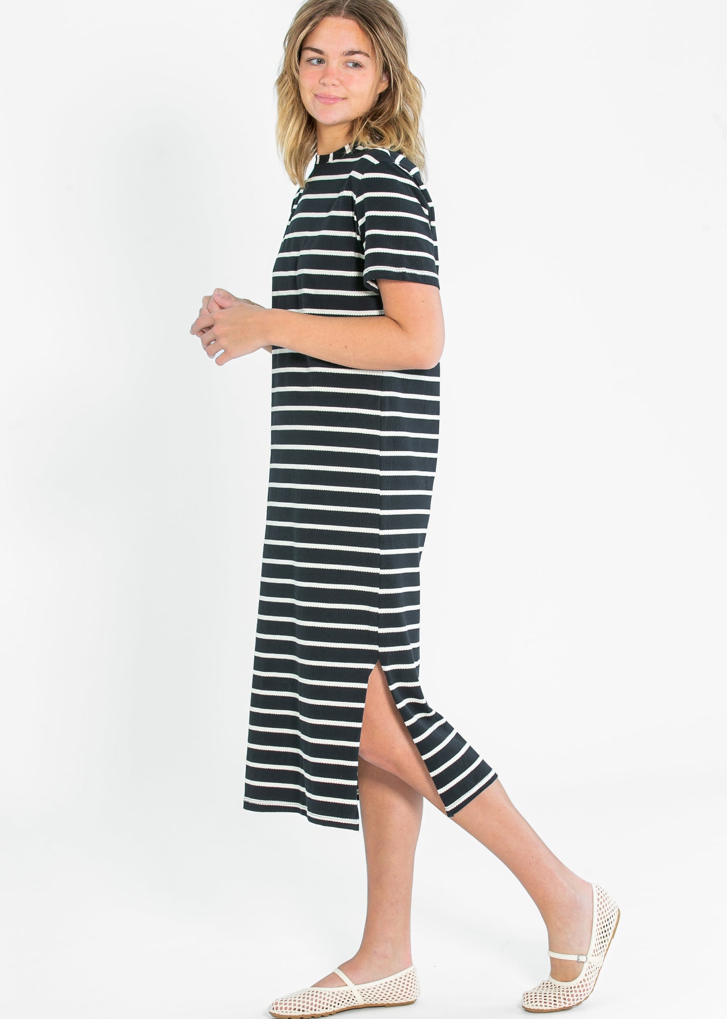Jett Striped T-shirt Dress - FINAL SALE