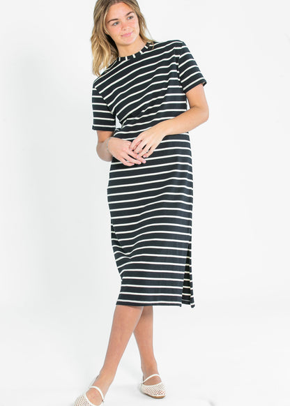 Jett Striped T-shirt Dress - FINAL SALE