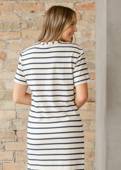 Jett Striped T-shirt Dress - FINAL SALE