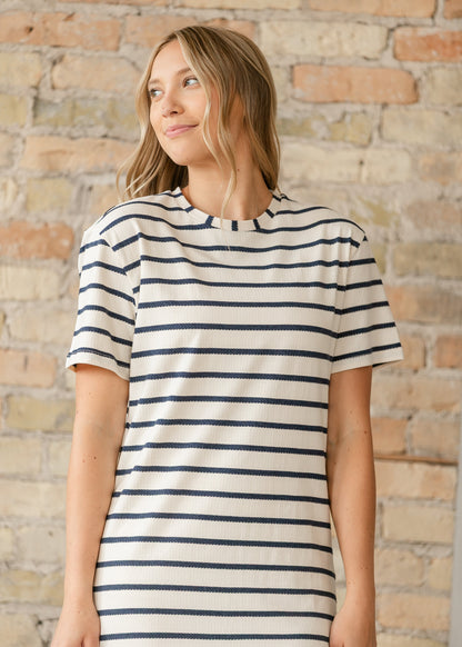 Jett Striped T-shirt Dress - FINAL SALE