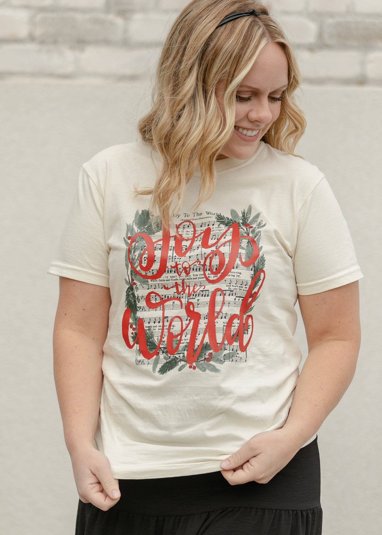 Joy to the World Hymn Graphic T-Shirt - FINAL SALE